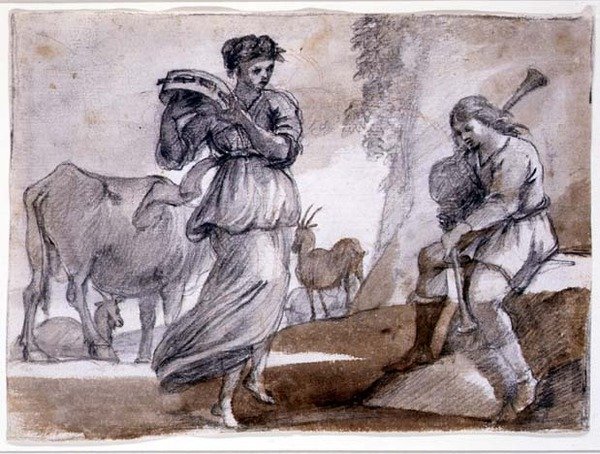 Ländlicher Tanz von Claude Lorrain