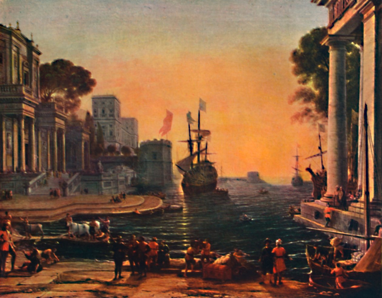 Ein Hafen Vue d