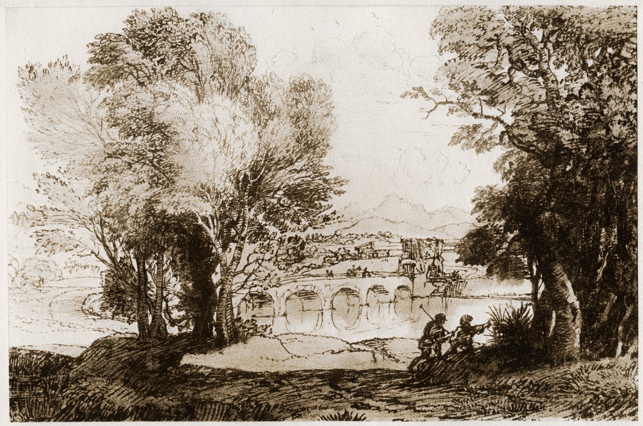 Eine italienische Landschaft, 1913 von Claude Lorrain