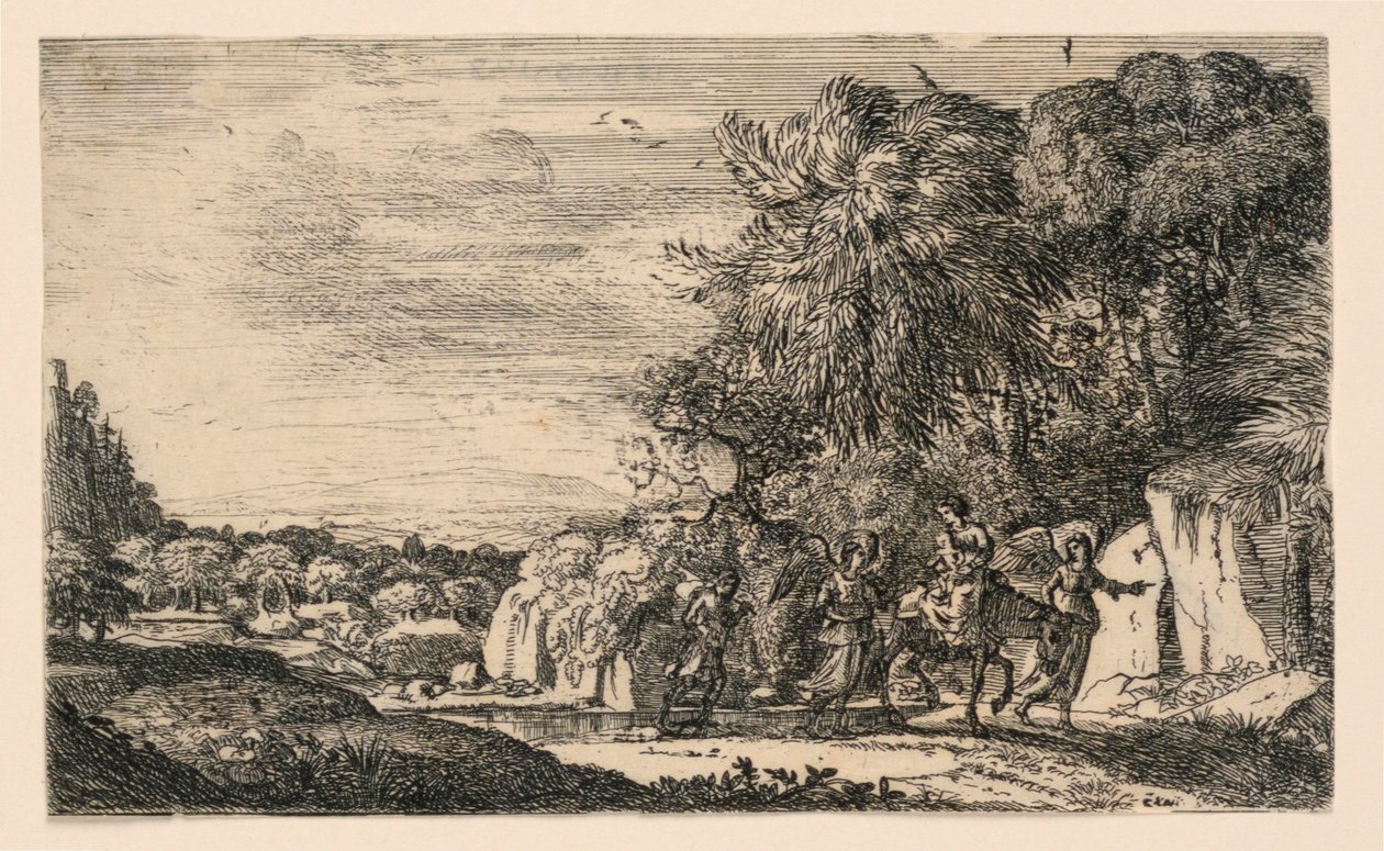 Flucht nach Ägypten von Claude Lorrain
