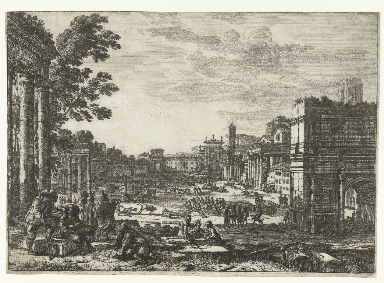 Forum Romanum in Rom von Claude Lorrain