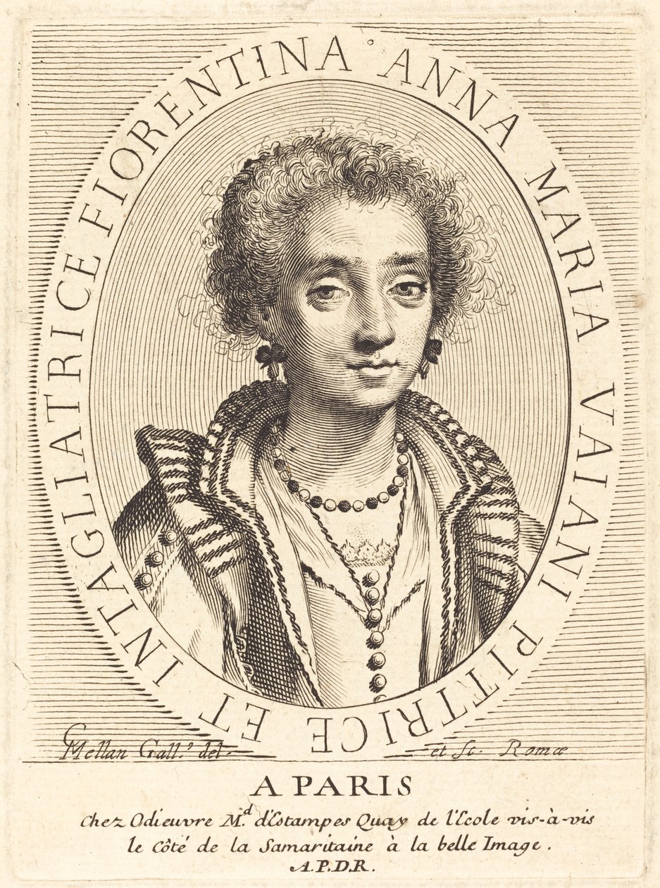 Anna Maria Vaiani von Claude Mellan