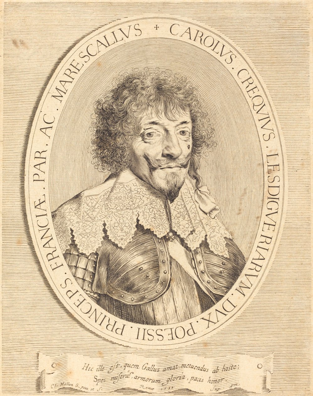 Charles I. de Créquy, Herzog von Lesdiguières von Claude Mellan