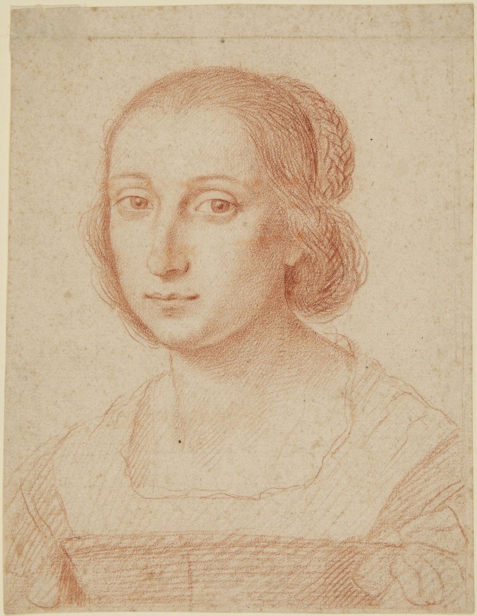 Kopf einer Frau von Claude Mellan