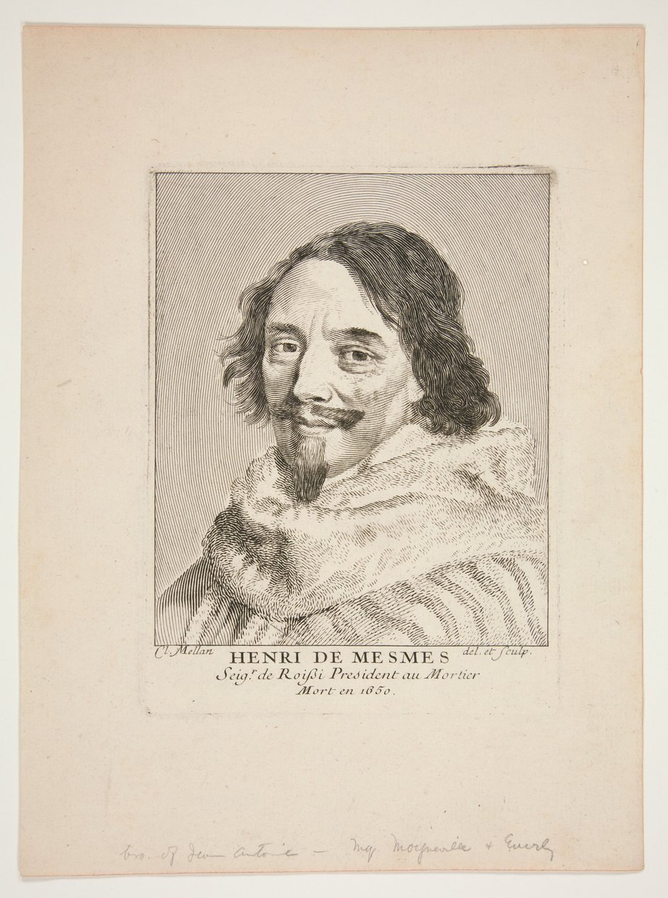 Henri de Mesmes von Claude Mellan