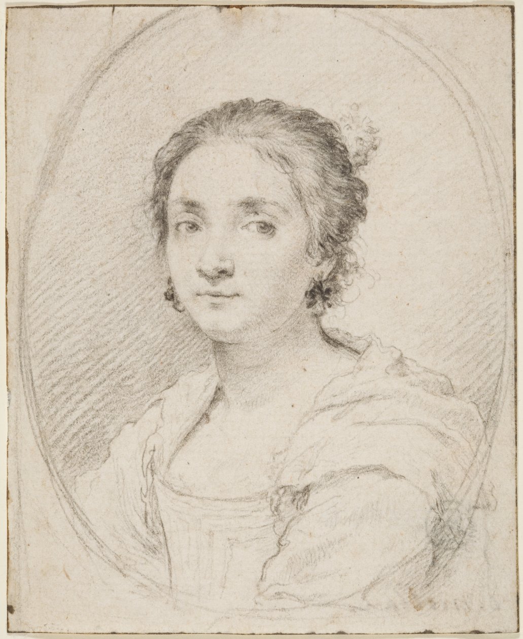 Porträt der Virginia de Vezzo da Velletri von Claude Mellan