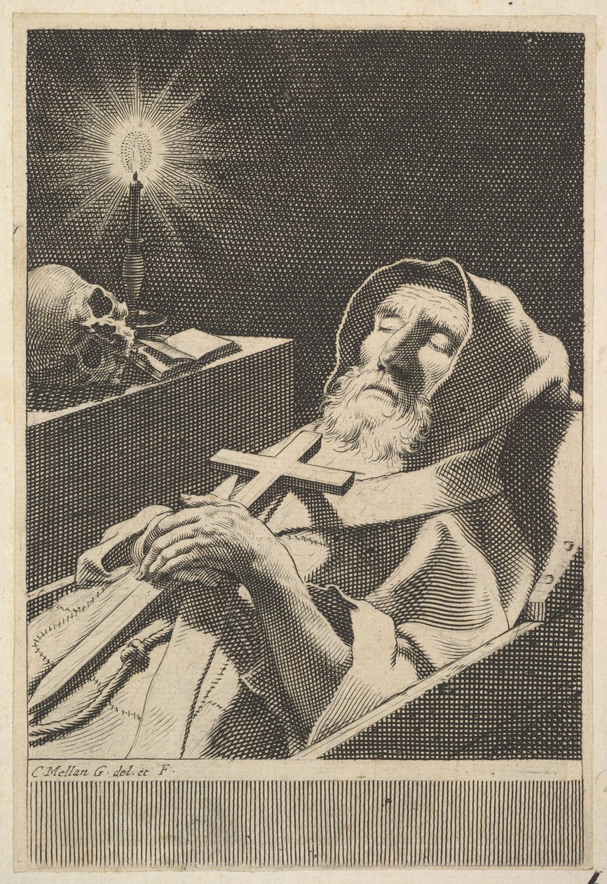 St. Franziskus von Paola von Claude Mellan