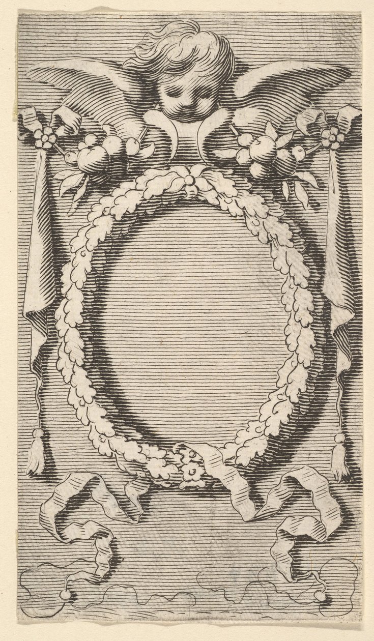 Titelseite: Desmarets de Saint-Sorlin, LOffice de la Vierge Marie, 1645 von Claude Mellan