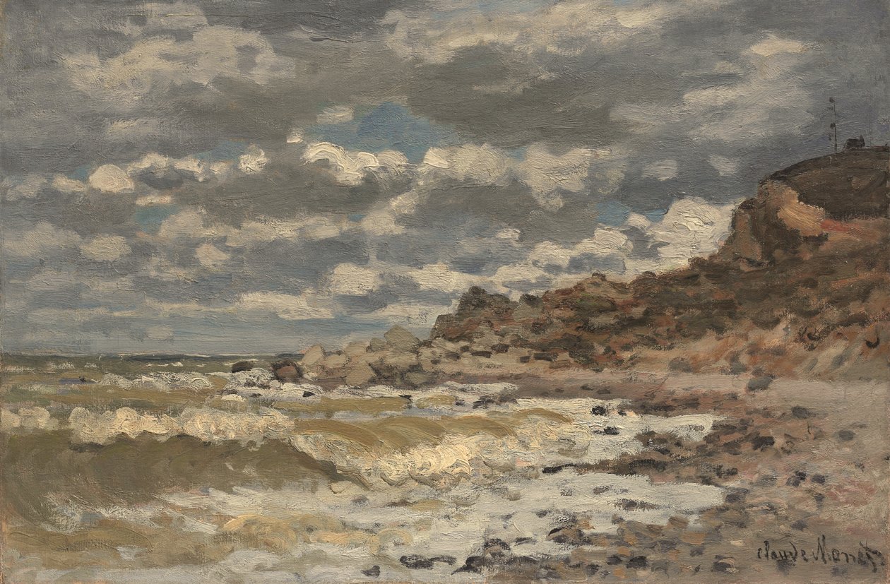Küste bei Sainte-Adresse von Claude Monet