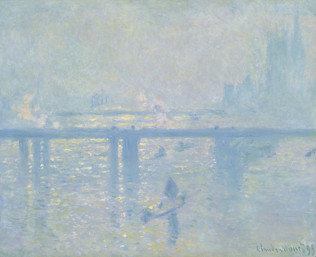 Charing Cross Bridge von Claude Monet