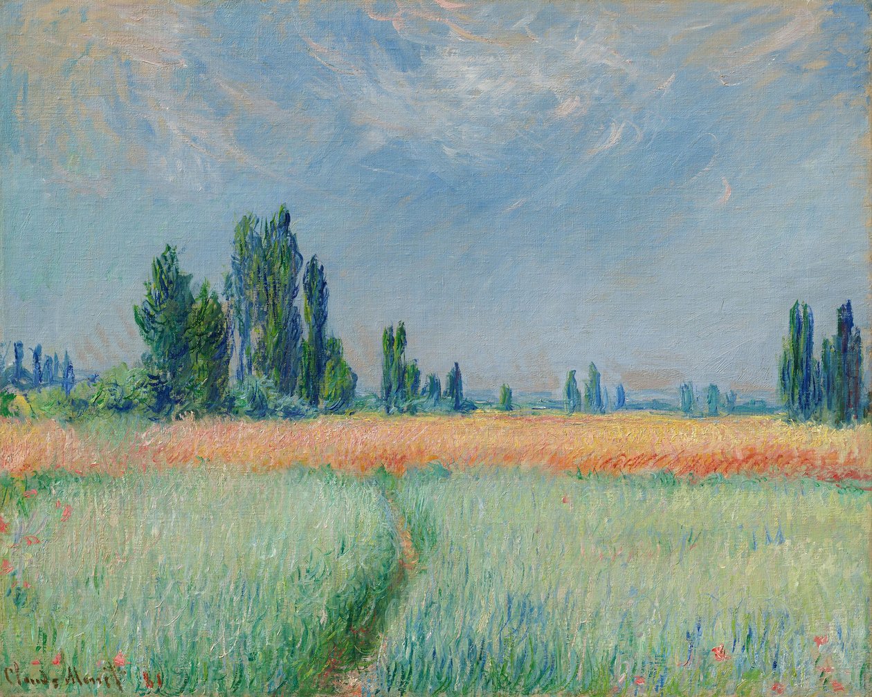 Weizenfeld von Claude Monet