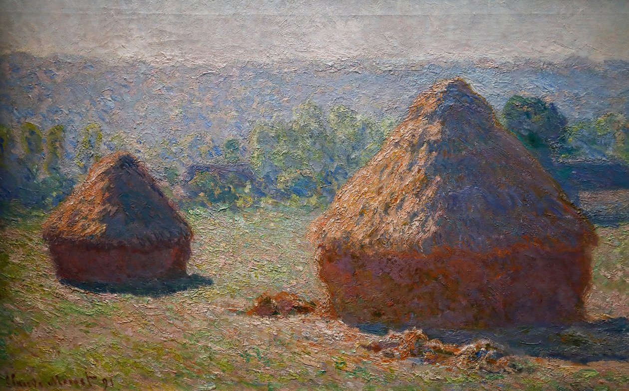 Heuhaufen, Ende des Sommers von Claude Monet