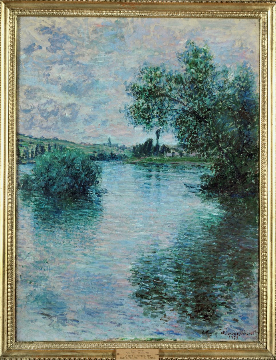 Die Seine bei Vétheuil von Claude Monet