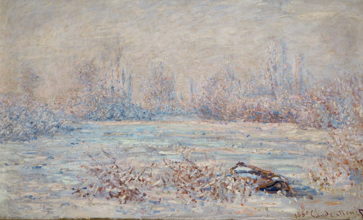 Der Frost bei Vétheuil von Claude Monet