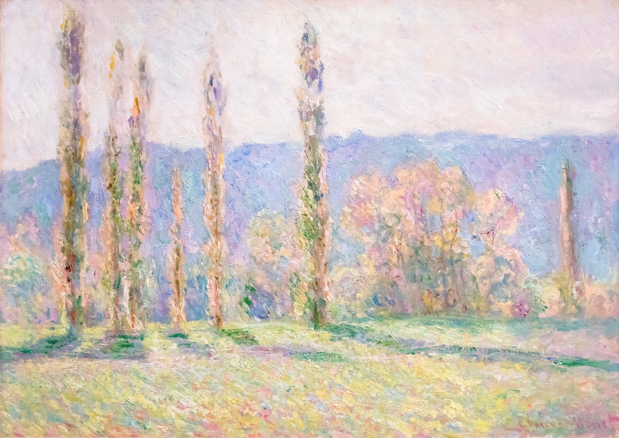 Pappeln bei Giverny von Claude Monet