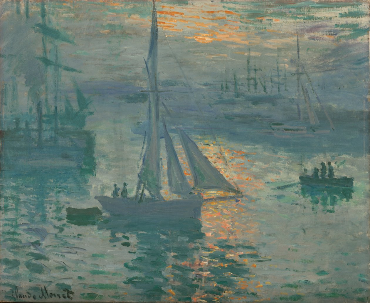 Sonnenaufgang (Marine) von Claude Monet