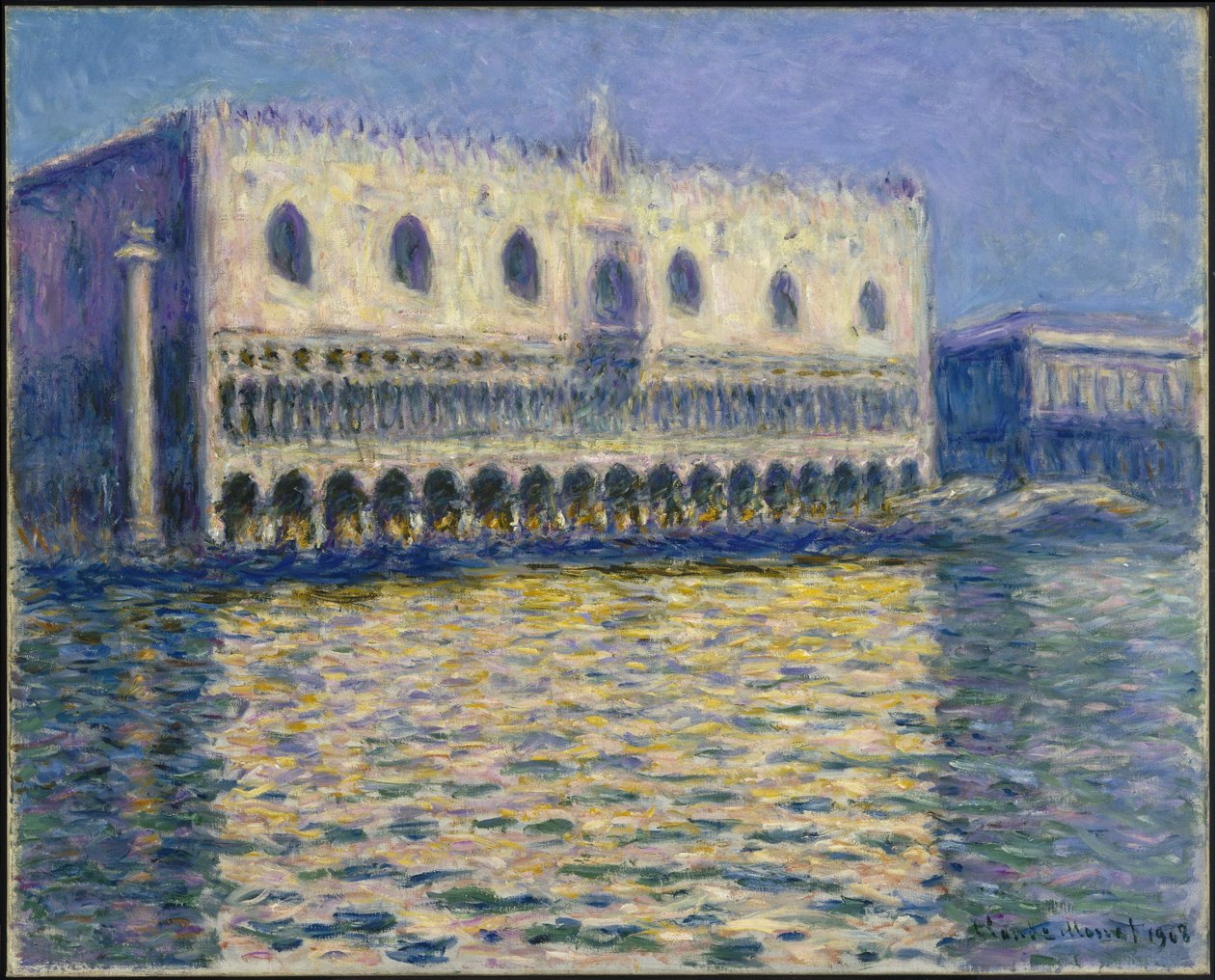Der Dogenpalast (Le Palais ducal) von Claude Monet