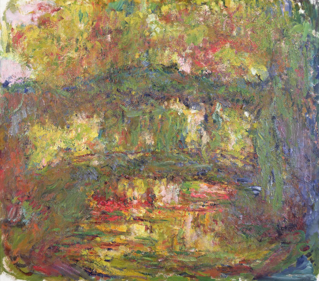 Die japanische Brücke in Giverny von Claude Monet