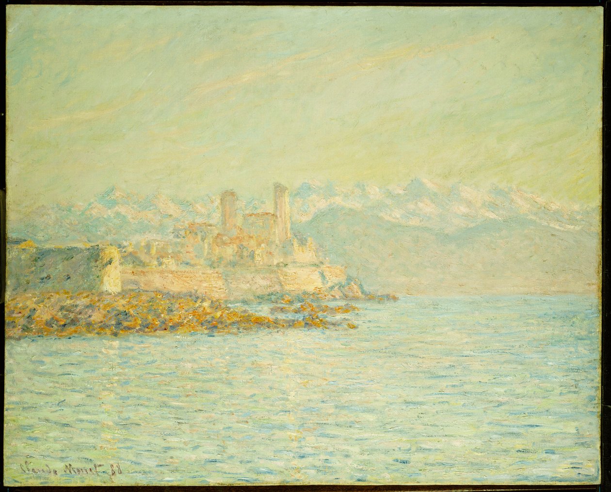 Das alte Fort in Antibes von Claude Monet