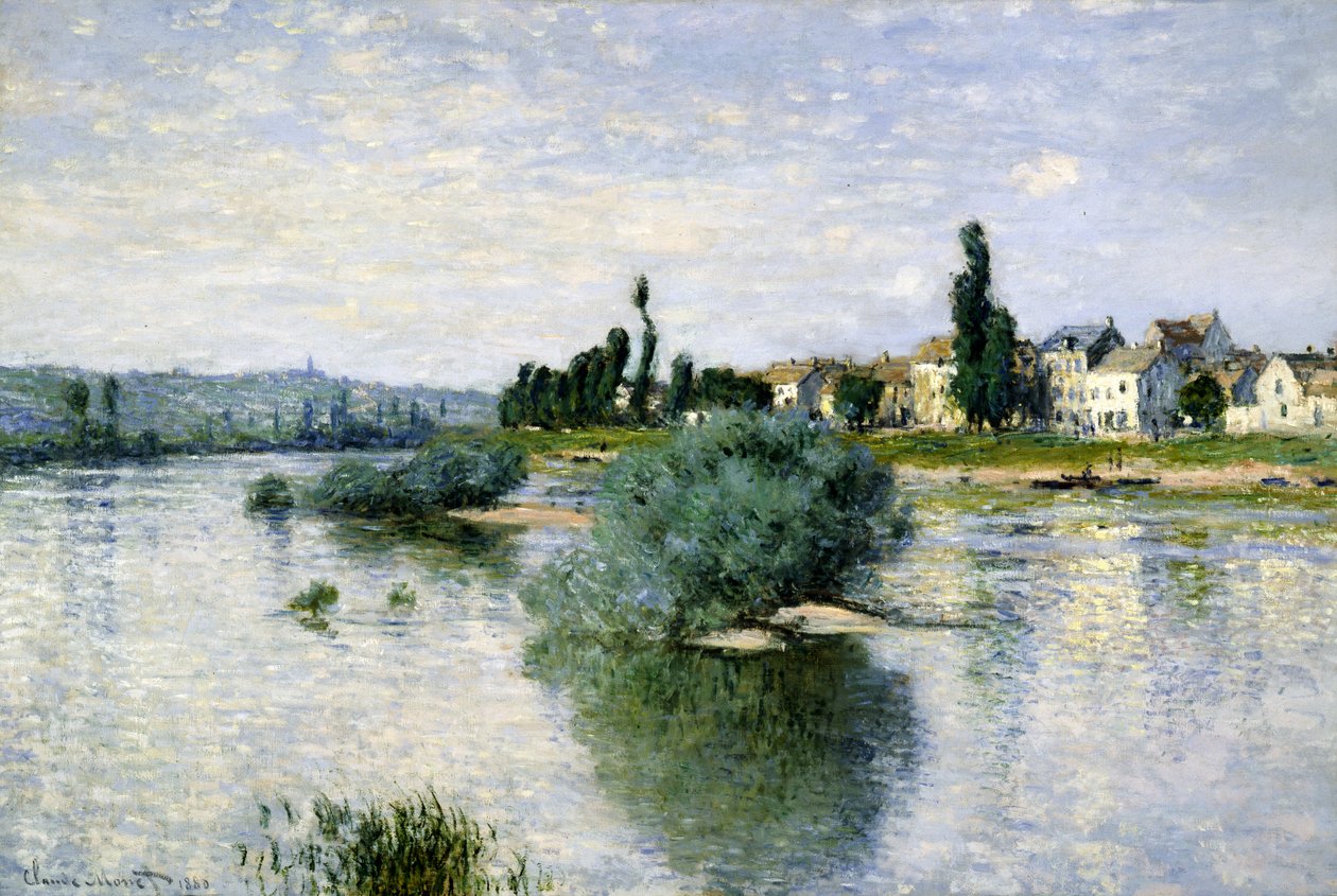 Die Seine bei Lavacourt von Claude Monet