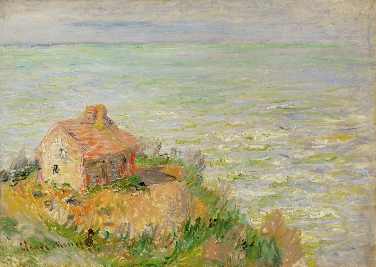 Die Hütte der Zollbeamten, Nachmittag von Claude Monet