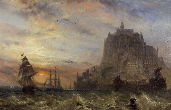 Mont St. Michel, Normandie von Claude T. Stanfield Moore