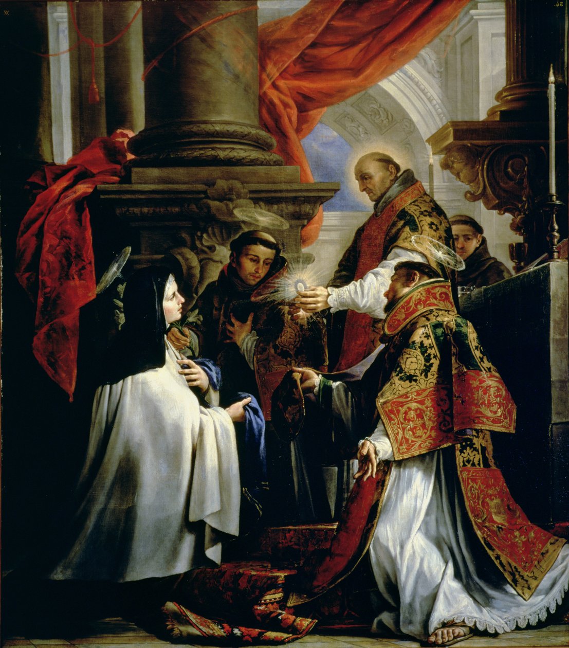 Kommunion der Heiligen Teresa von Avila, ca. 1670 von Claudio Coello