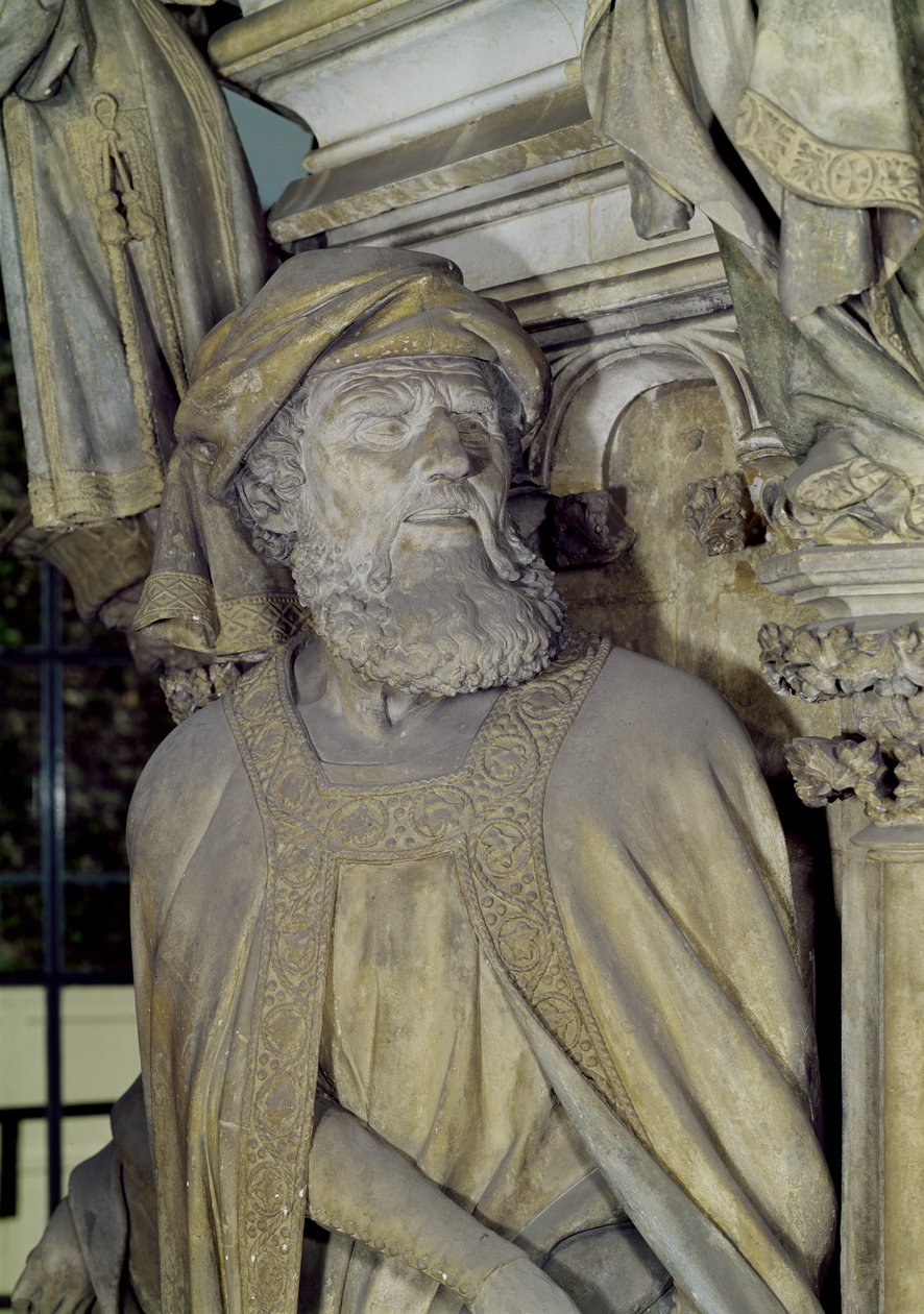 Der Mosesbrunnen: Daniel (Detail) von Claus and Malouel, Jean Sluter