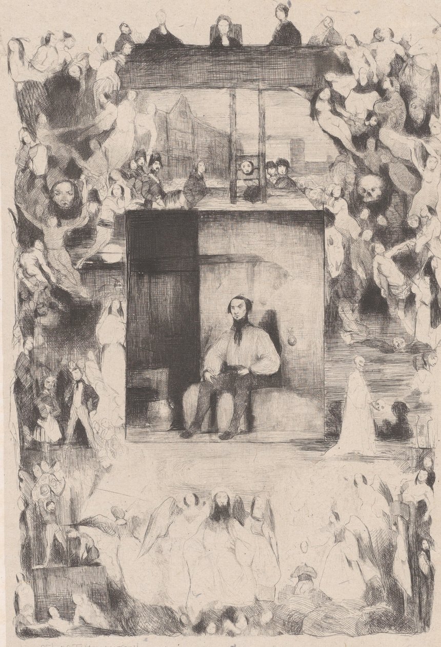 Der letzte Tag eines Verurteilten, 1833 von Célestin Nanteuil