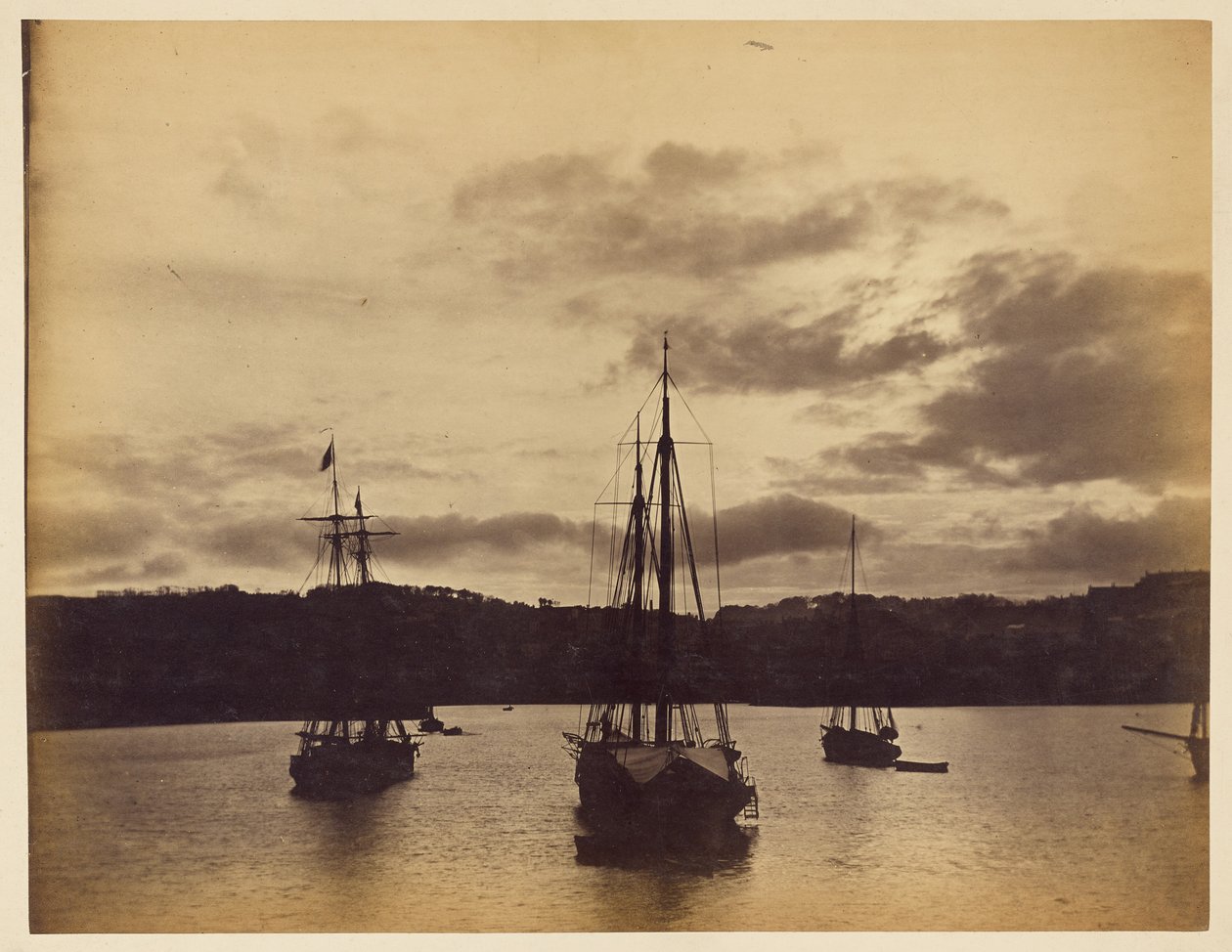 Nachtszene im Hafen von Col. Henry Stuart Wortley