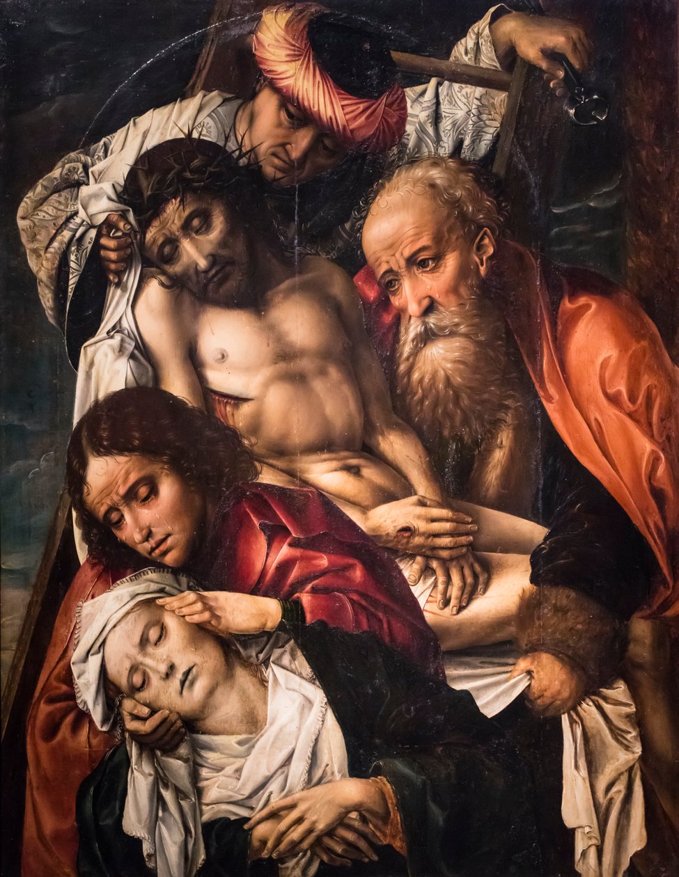 Kreuzabnahme, um 1520 von Colijn de Coter