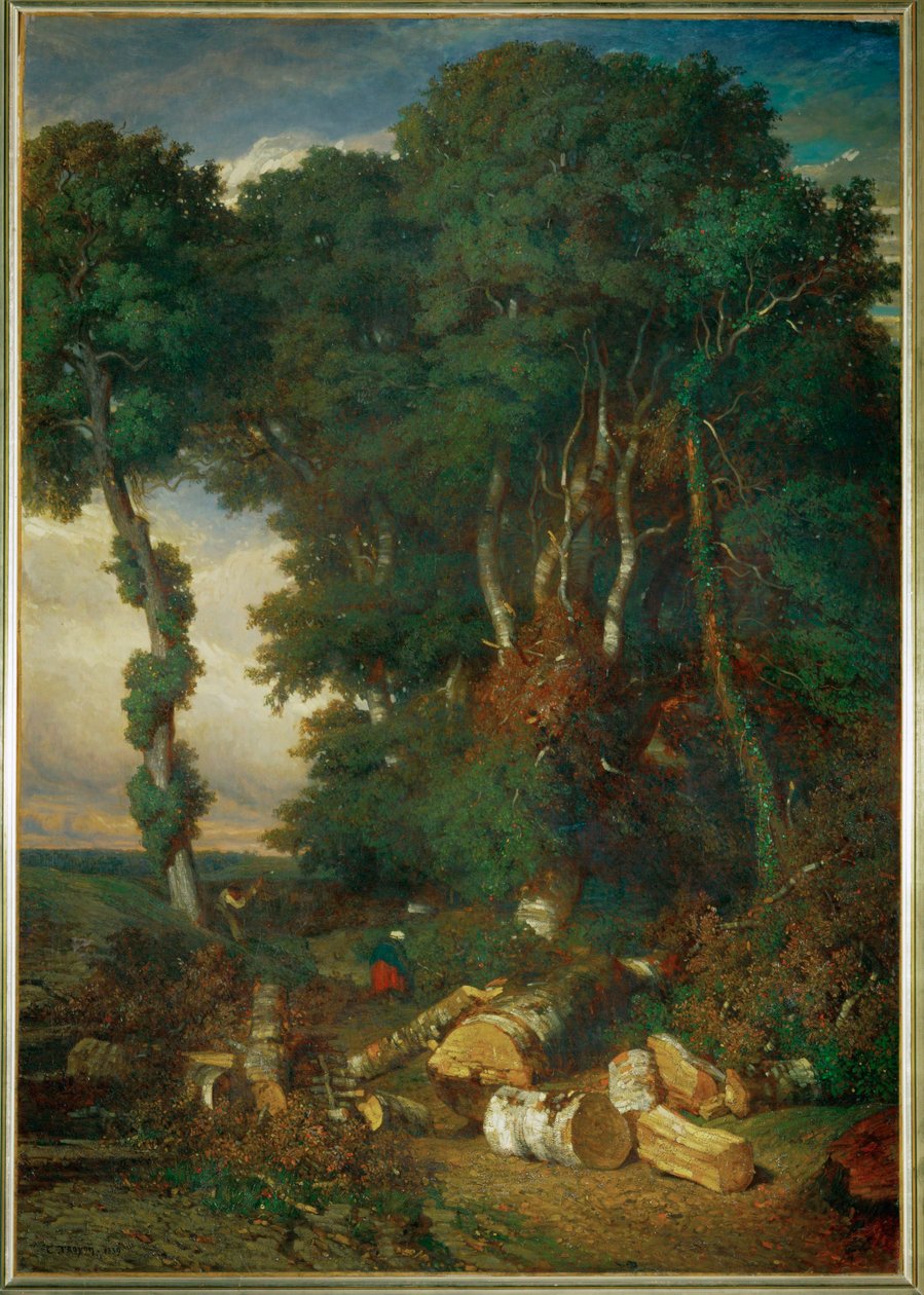 Die Holzfäller von Constant-Emile Troyon