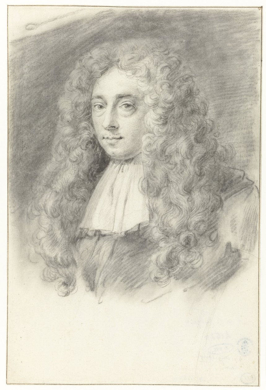 Selbstporträt (?) von Constantijn Huygens der Jüngere von Constantijn Huygens (II) (possibly)