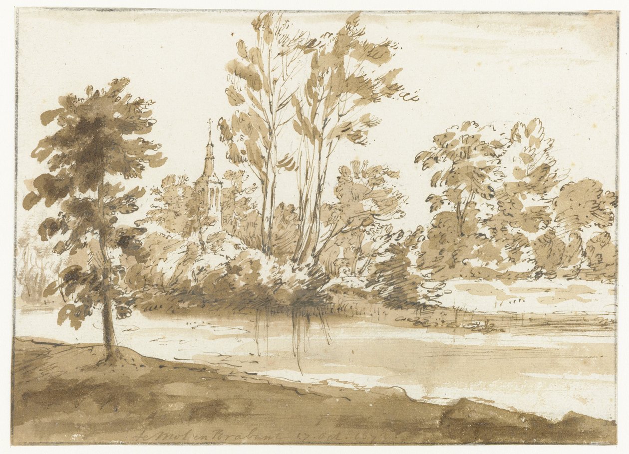 Ansicht von Mol von Constantijn Huygens (II)
