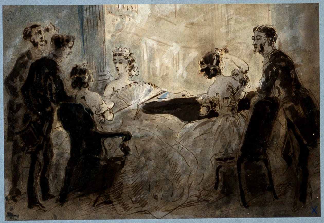Die Loge der französischen Kaiserin von Constantin Guys
