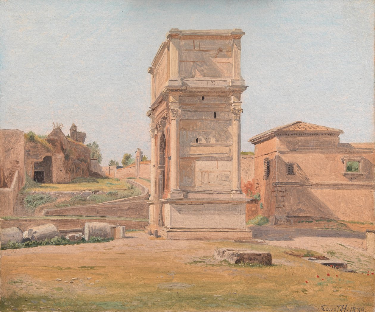 Der Titusbogen in Rom von Constantin Hansen