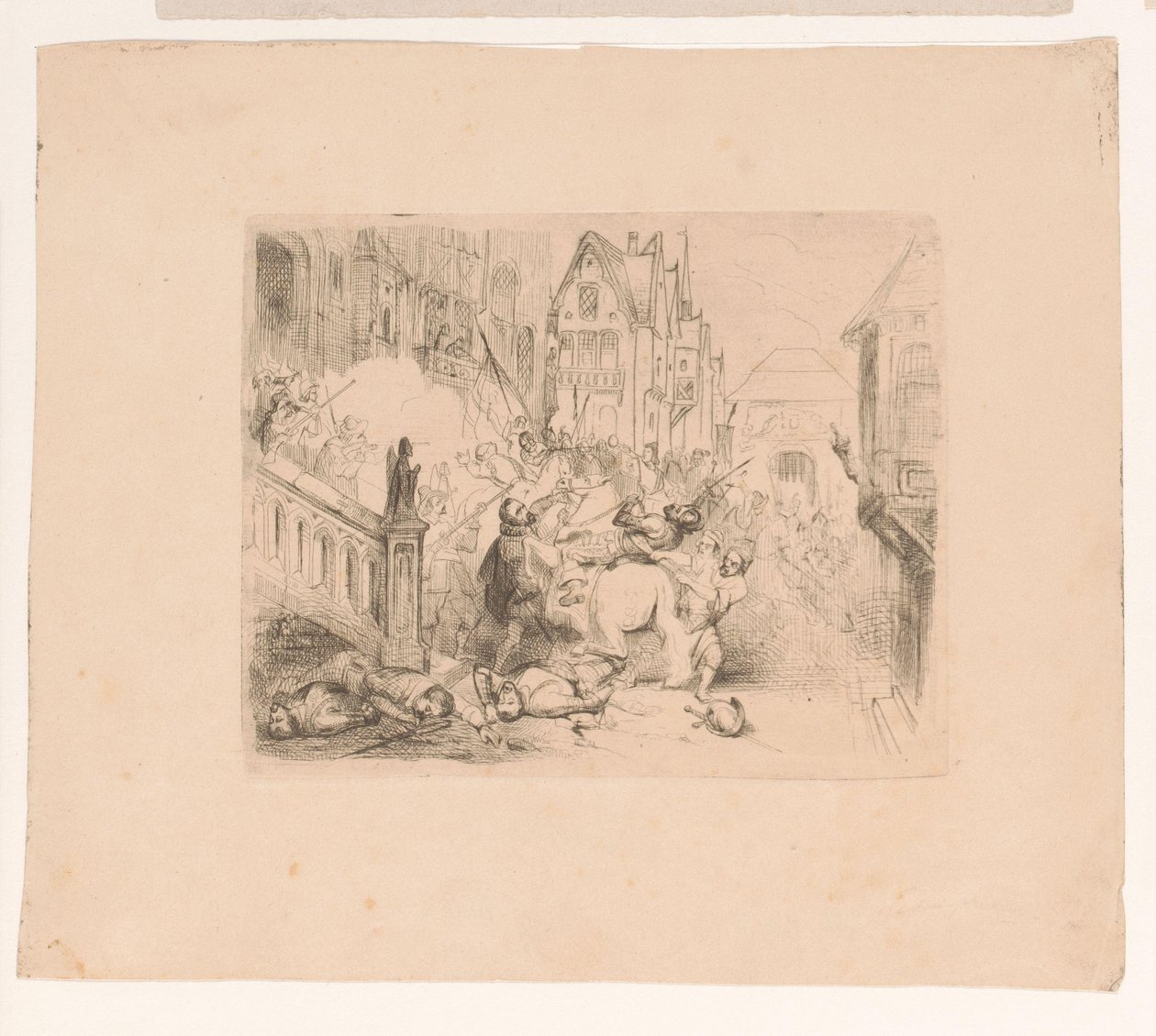 Franz Hercules von Anjou aus Antwerpen vertrieben von Corneille Seghers