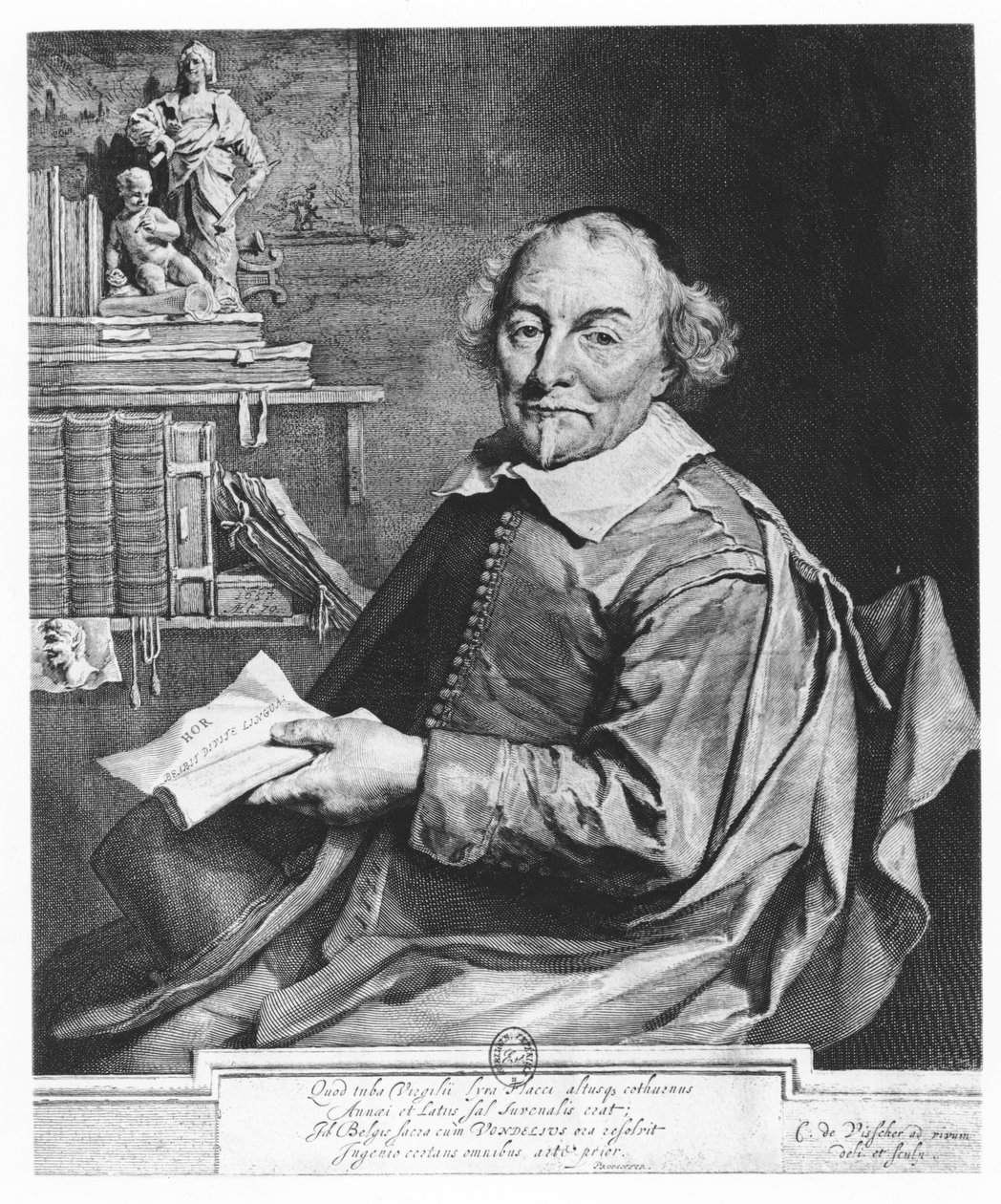 Joost van den Vondel von Cornelis Visscher