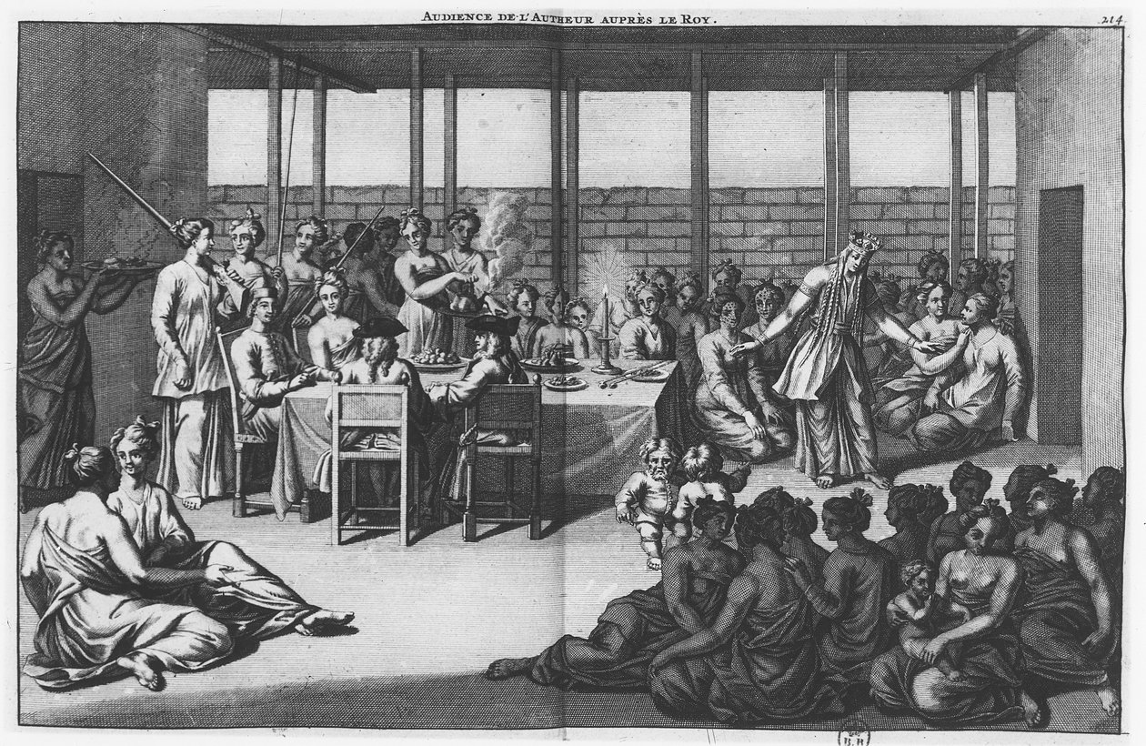 Audienz des Sultans von Bantam bei Cornelis de Bruijn von Cornelis de Bruyn