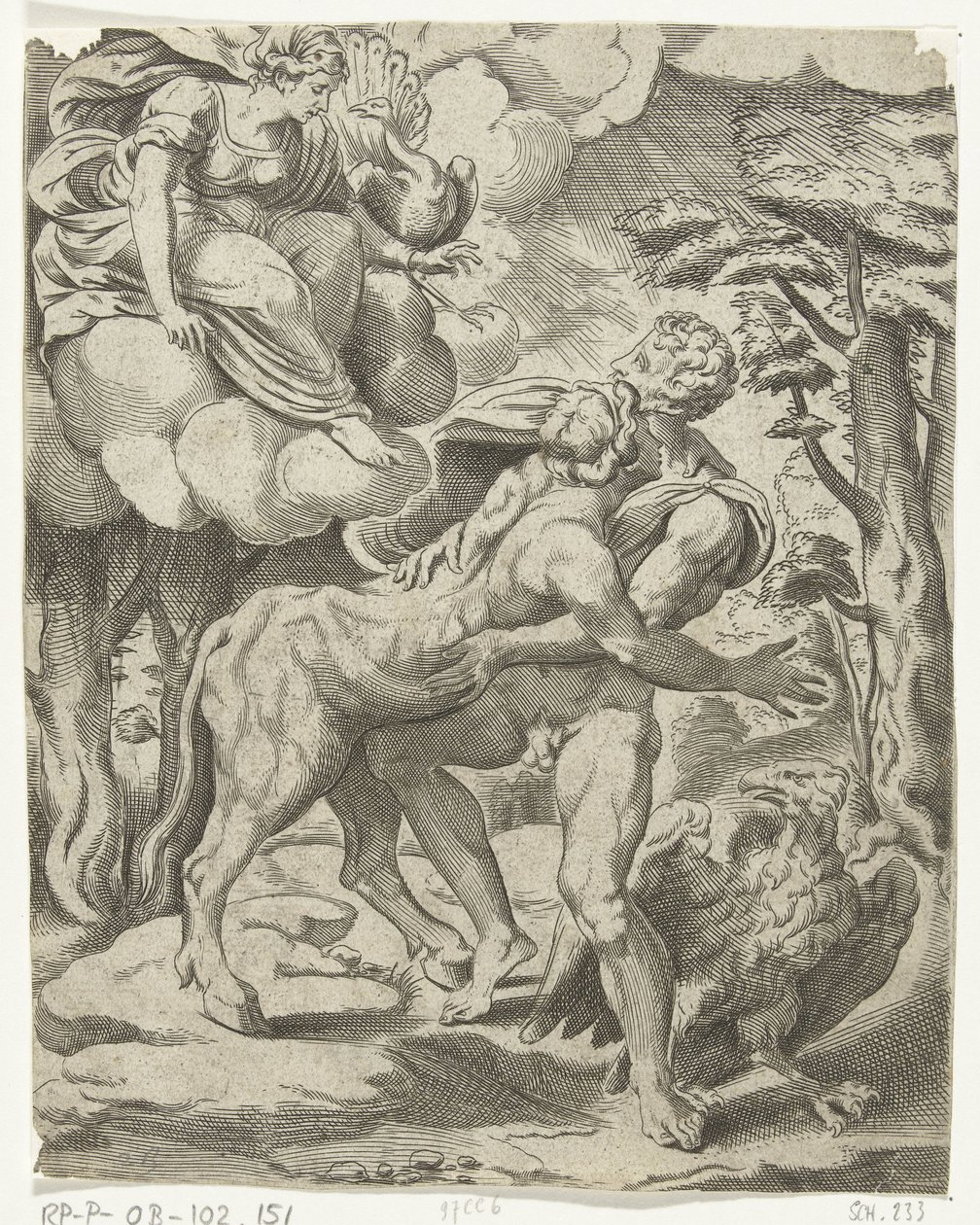 Jupiter, Io und Juno von Cornelis Bos