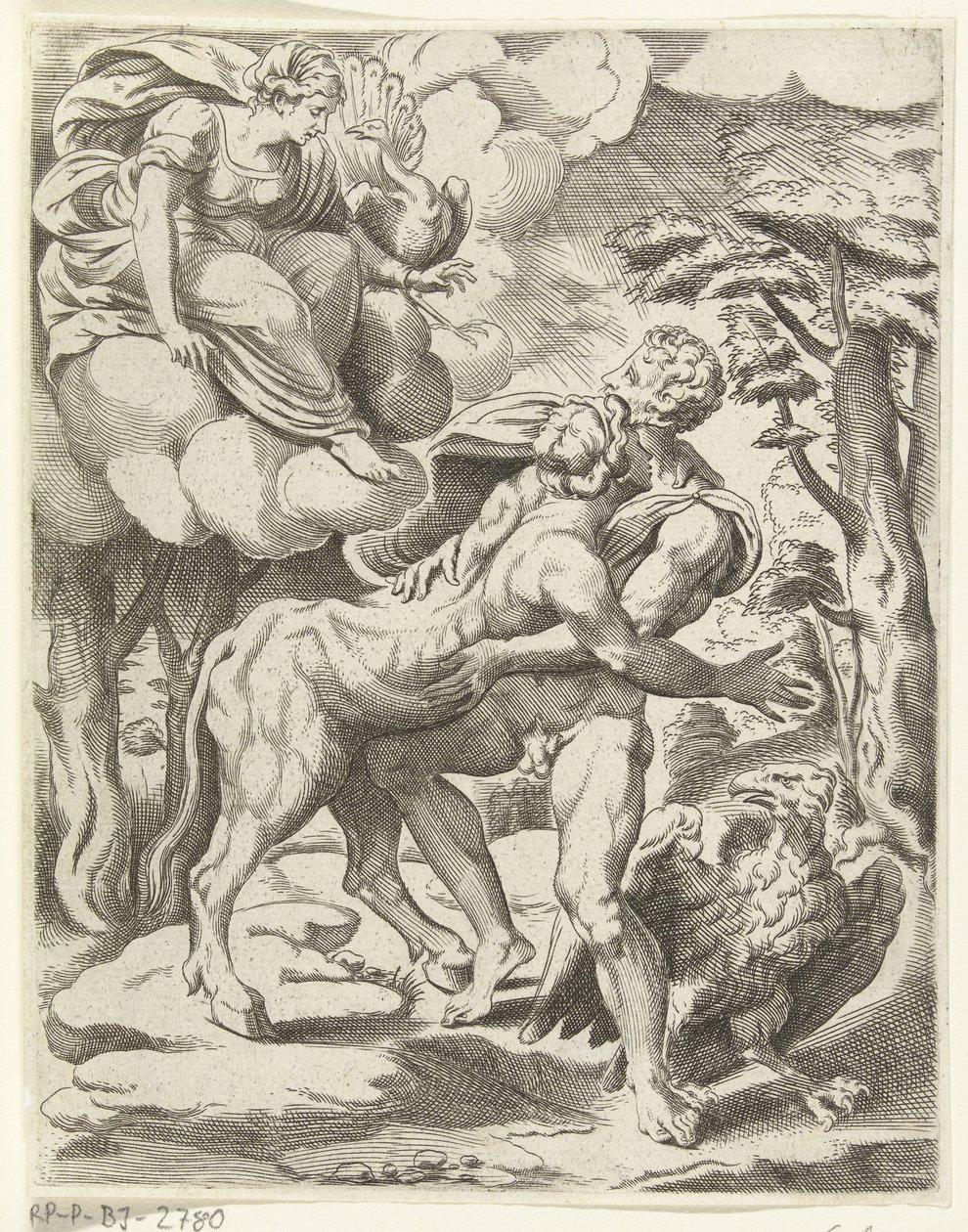 Jupiter, Io und Juno von Cornelis Bos