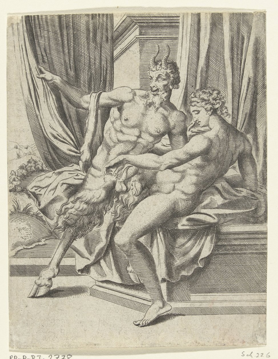 Jupiter und Antiope von Cornelis Bos
