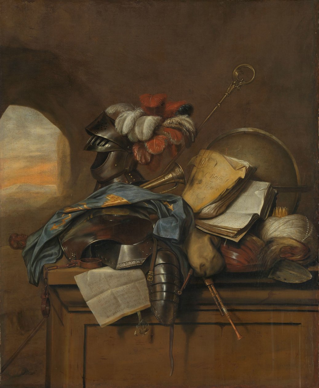 Vanitas-Stillleben von Cornelis Brisé