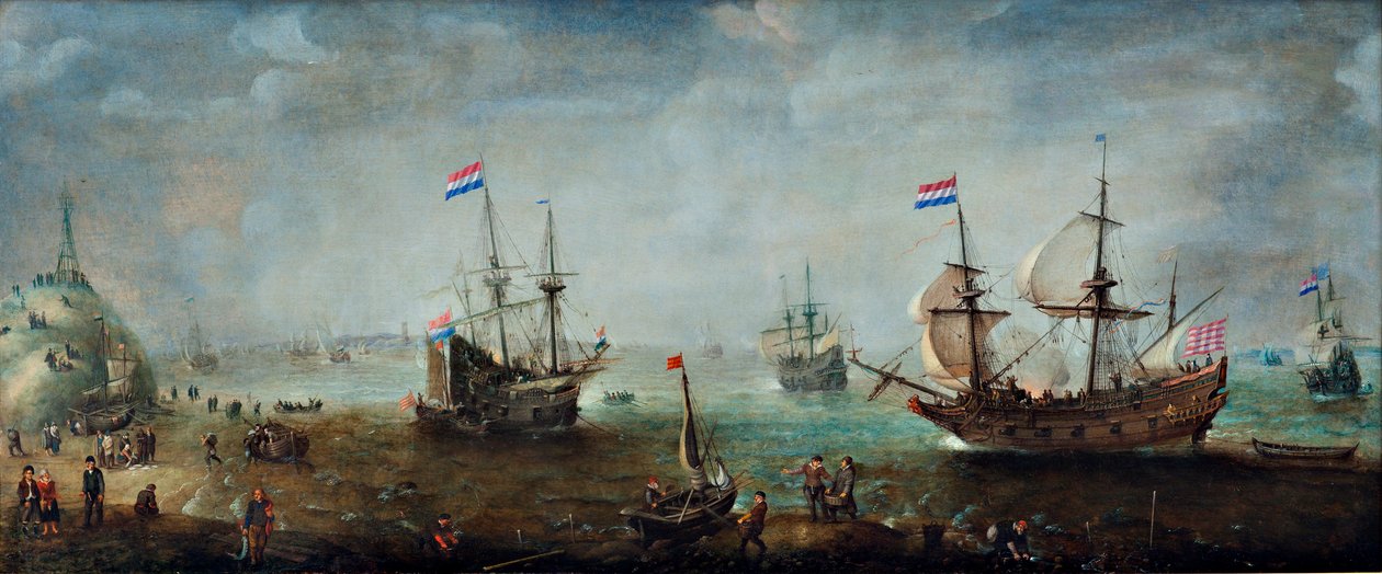 Marine von Cornelis Claesz  van Wieringen