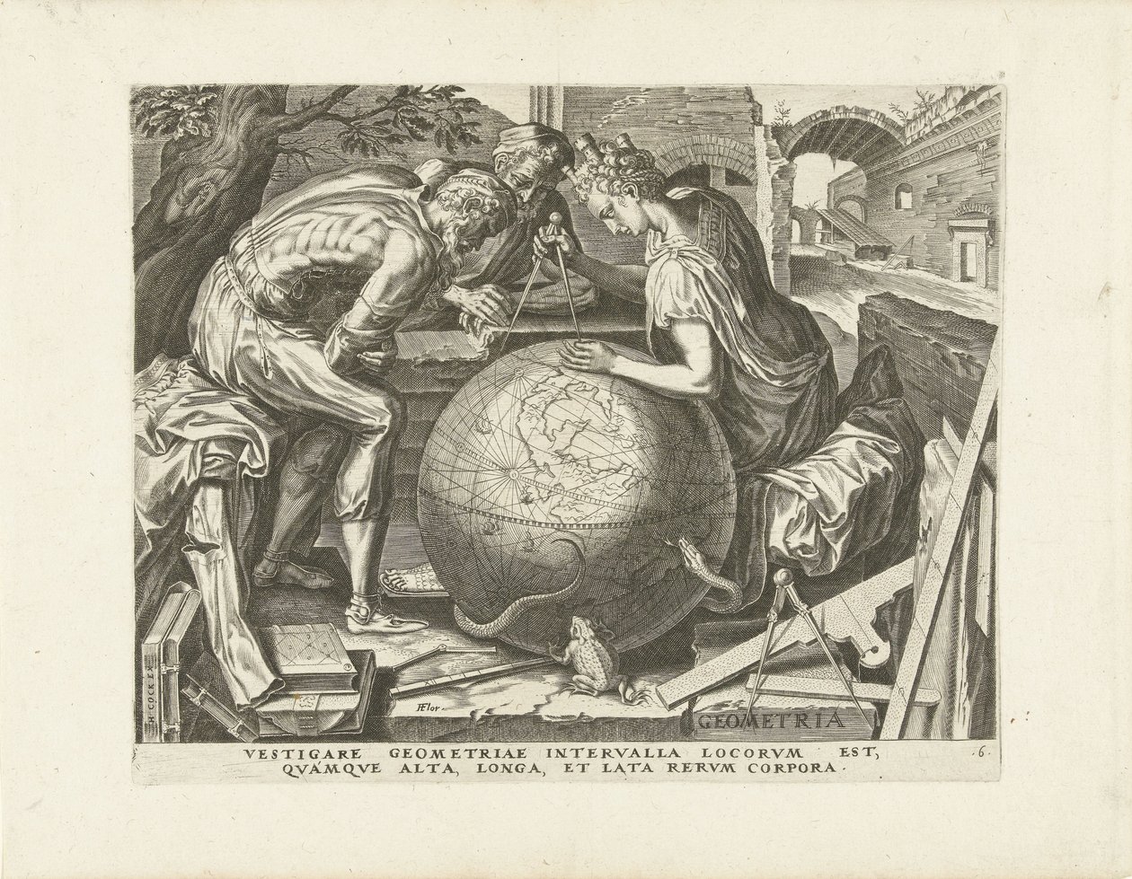 Geometrie (Geometrie) von Cornelis Cort