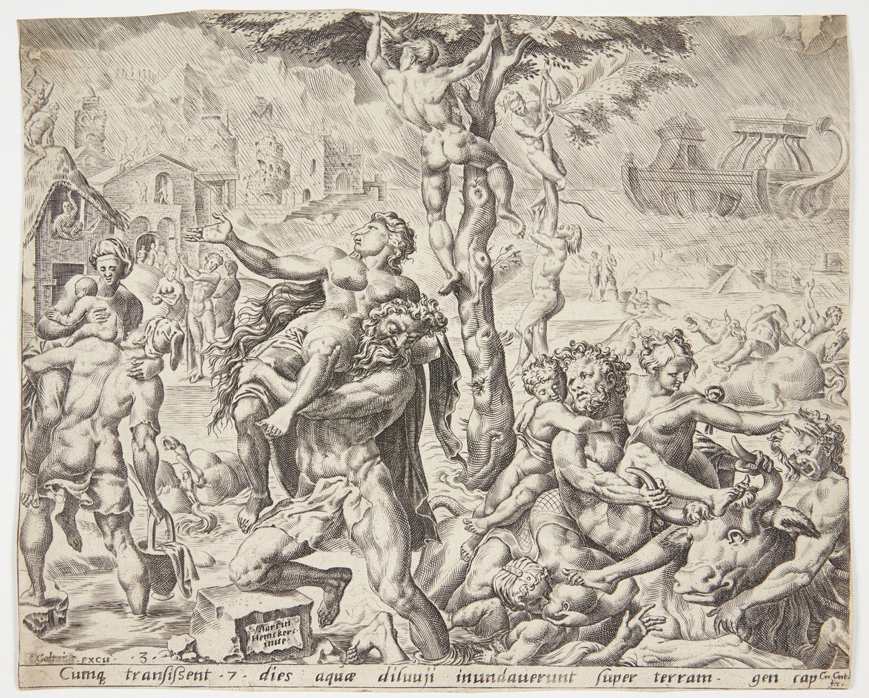 Die Sintflut von Cornelis Cort