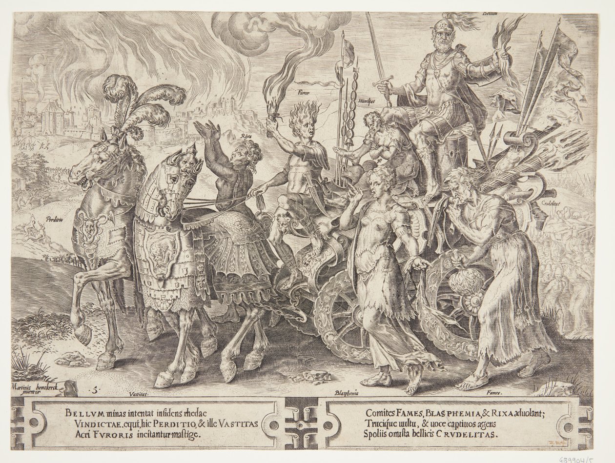 Der Triumph des Krieges von Cornelis Cort