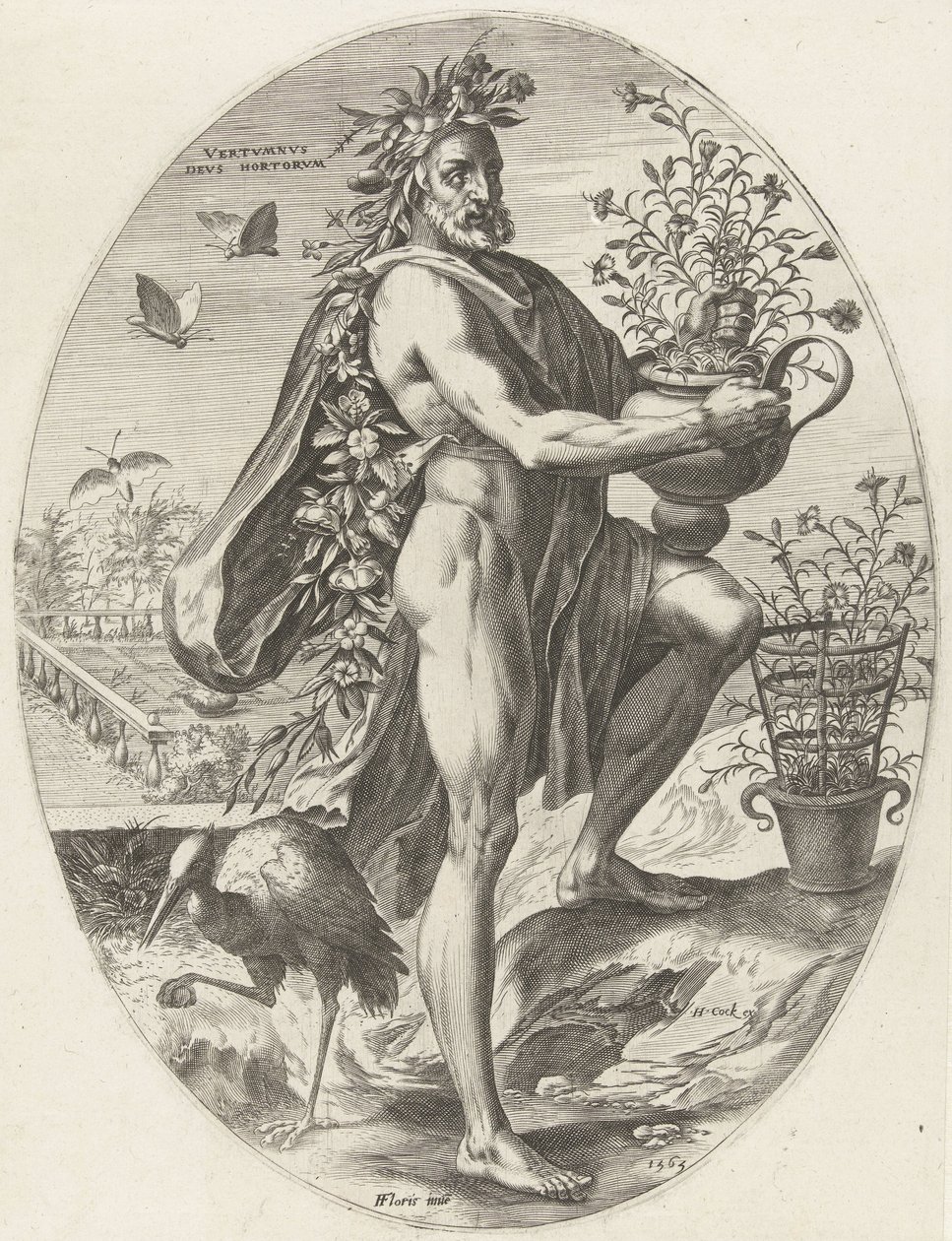 Vertumnus von Cornelis Cort