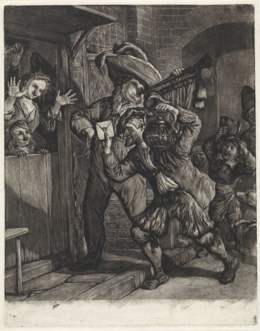Loterij van Grootebroek, 1694 von Cornelis Dusart