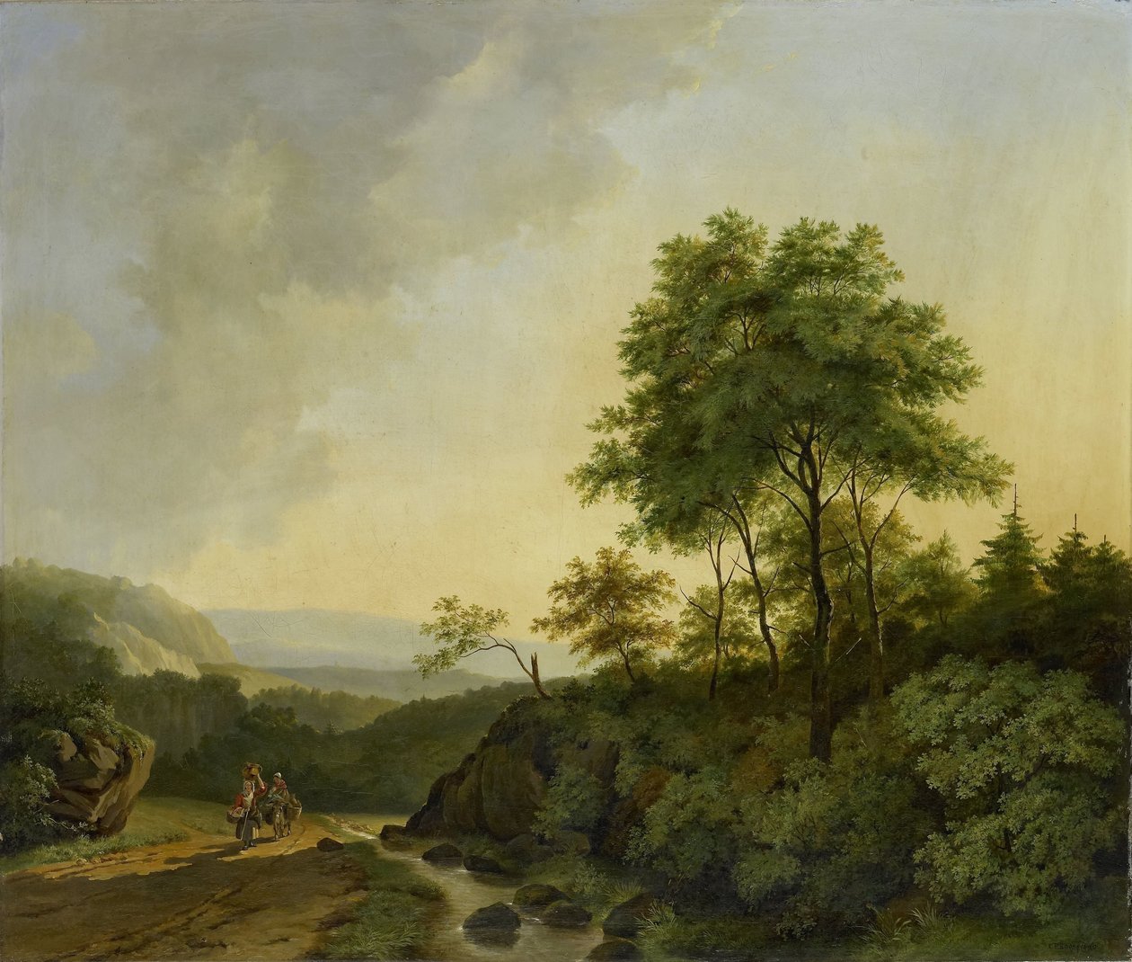 Ansicht im Harz von Cornelis François Roos